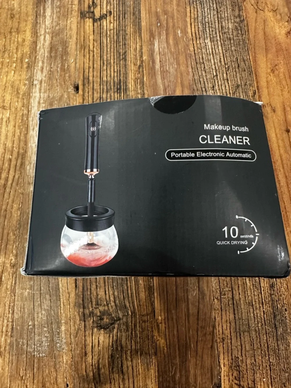 Portable Electronic Automatic Makeup Brush Cleaner - pink